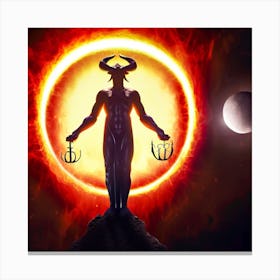 Scales of Truth and Shadows Canvas Print