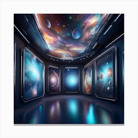 Space Exhibition Canvas Print