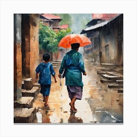 Rainy Day Canvas Print