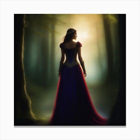 Snow White And The Seven Dwarfs Canvas Print