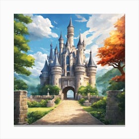 Fairytale Castle 17 Canvas Print