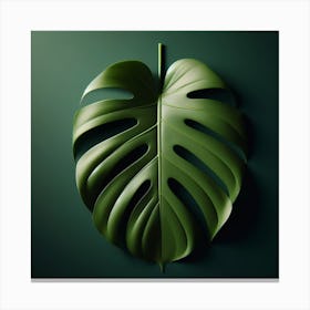 Monstera Leaf 1 Canvas Print