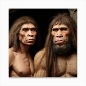 Two Apes Canvas Print