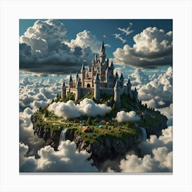 Castle In The Clouds 22 Canvas Print