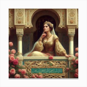 Islamic Woman90 Canvas Print