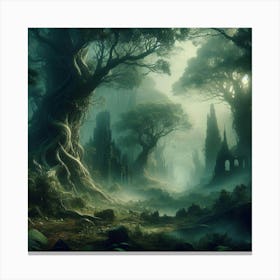 Fantasy Forest 1 Canvas Print