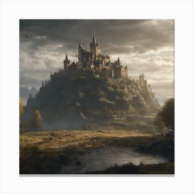 675027 Elden Ring Landscape, Castle, Epic, 8k, Realistic, Xl 1024 V1 0 1 Canvas Print