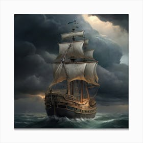 Stormy Seas.11 Canvas Print