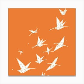 Origami Birds 8 Canvas Print