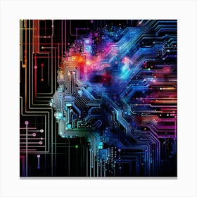 Digital Spirit Canvas Print