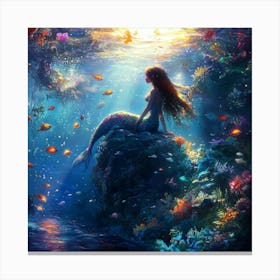 Mermaid Art 1 Canvas Print