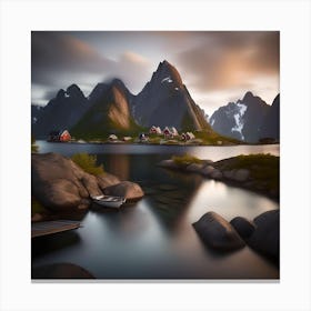 NORWEGIAN FIJORD Canvas Print