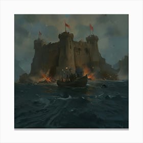 Viking Castle Canvas Print