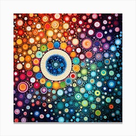 Colorful Circles Canvas Print