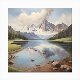 Mountain Lake Canvas Print