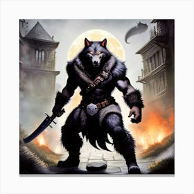 Werewolf 18 Canvas Print