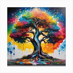 Tree Of Life 166 Canvas Print