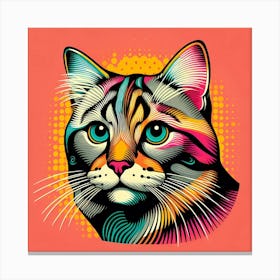 Cat Portrait Canvas Print