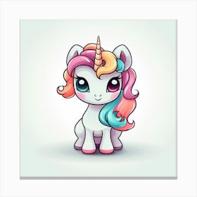 Cute Unicorn 365 Canvas Print