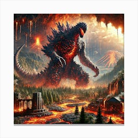 Pyroclastic Colossus 8 Canvas Print