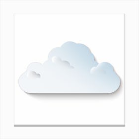 Cloud Stock Videos & Royalty-Free Footage Canvas Print