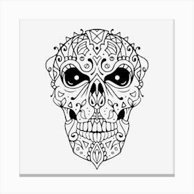 Mandala Skull 05 Canvas Print