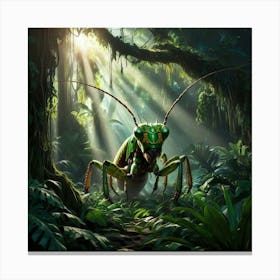 Dangeraous Grasshopper 3 Canvas Print