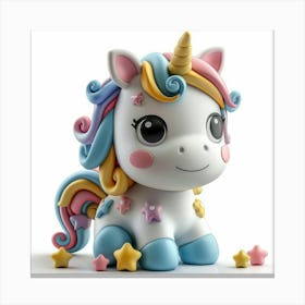 Unicorn Figurine 4 Canvas Print