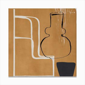 Abstract Object Soft color Canvas Print