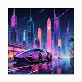 Car Art 440 Canvas Print