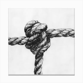 Knotty Knot 1 Canvas Print