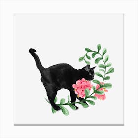 Spring Kitty Canvas Print