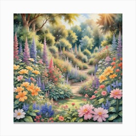 Garden Path 1 Canvas Print