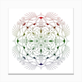 Mandala Meditate Canvas Print