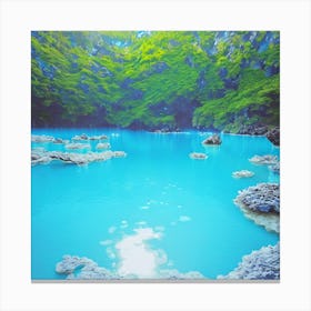 Blue Lagoon Canvas Print