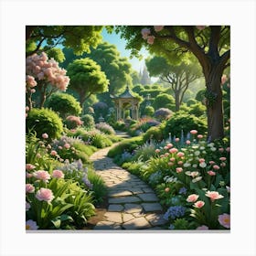 Fairy Garden Canvas Print