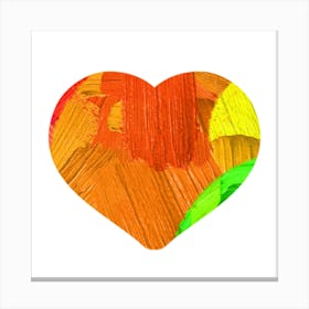 Heart Painting Canvas Print