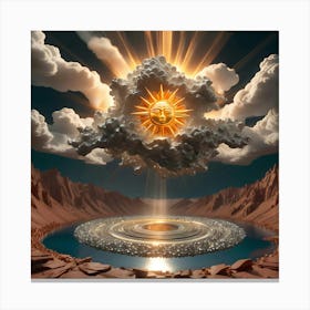 Golden Sun 24 Canvas Print