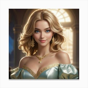 Cinderella 50 Canvas Print