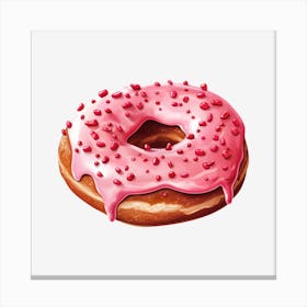 Donut With Icing 3 Canvas Print