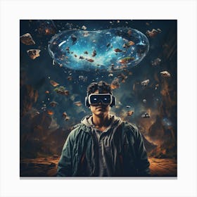 Vr Headset Canvas Print