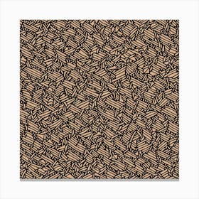 Tahitian Pattern, A Seamless Pattern, Flat Art, 166 Canvas Print