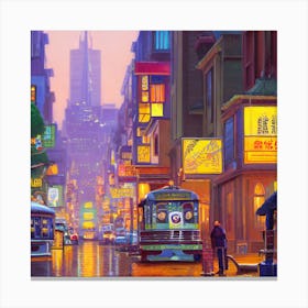 San Francisco Cityscape Canvas Print