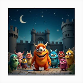 Monsters Inc 1 Canvas Print