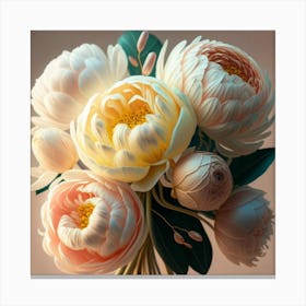 Peonies 7 Canvas Print