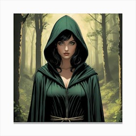 Guardian of the Green Forest Canvas Print