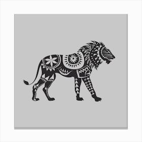 Tribal Lion Canvas Print