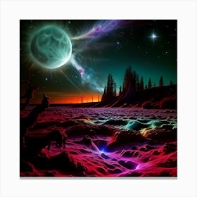 Psychedelic Painting Canvas Print