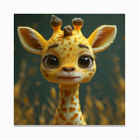 Giraffe 69 Canvas Print