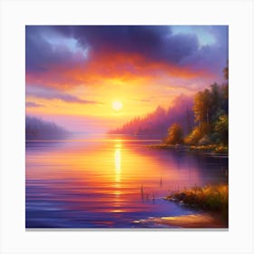 Sunset vibes Canvas Print